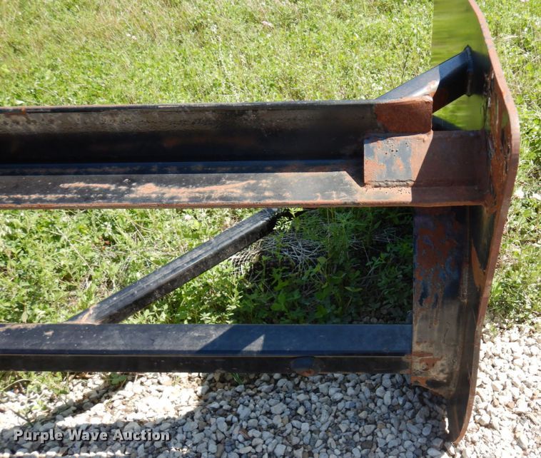 image for item DQ7228 Virnig  skid steer dozer blade with snow pusher