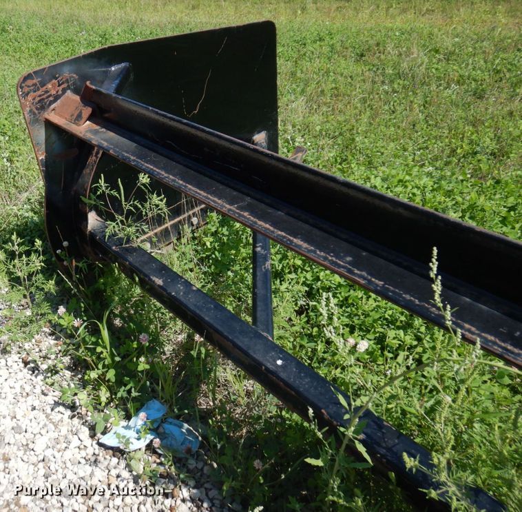 image for item DQ7228 Virnig  skid steer dozer blade with snow pusher