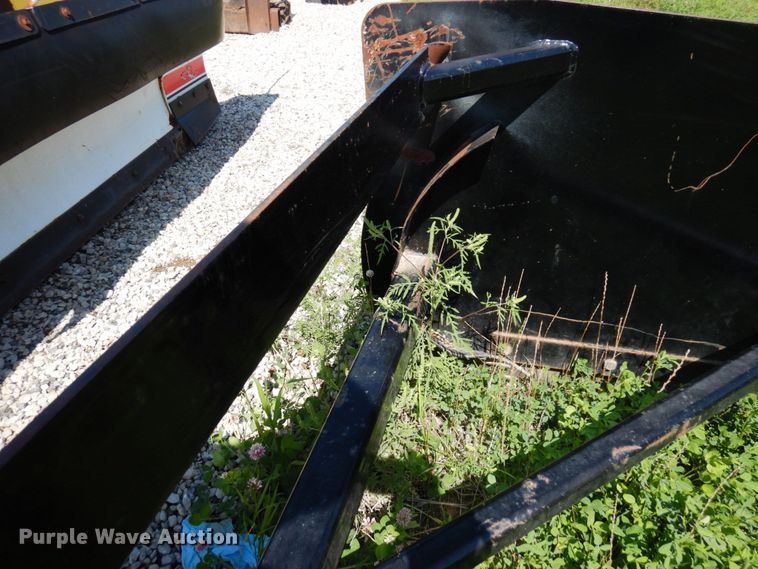 image for item DQ7228 Virnig  skid steer dozer blade with snow pusher
