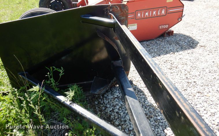 image for item DQ7228 Virnig  skid steer dozer blade with snow pusher