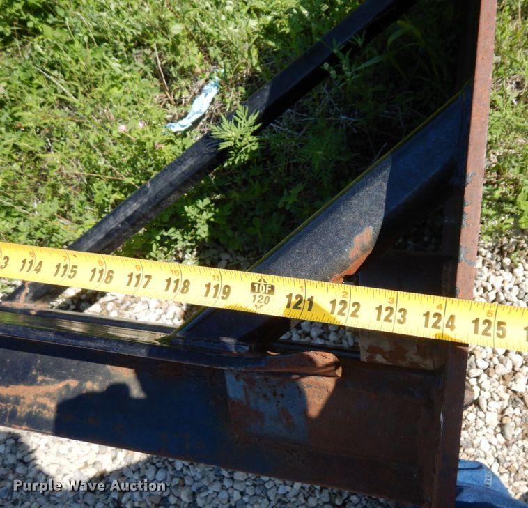 image for item DQ7228 Virnig  skid steer dozer blade with snow pusher