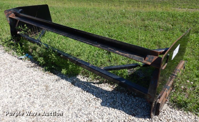 image for item DQ7228 Virnig  skid steer dozer blade with snow pusher