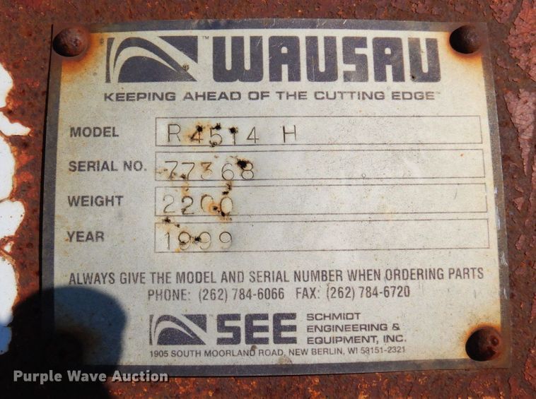 image for item DQ7231 Wausau R4514H  snow plow