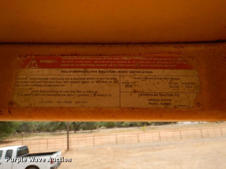 image for item DR1982 1977 Caterpillar 613B  elevating scraper