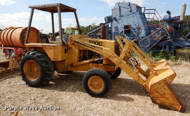 image for item DR1990 1977 Case 580C  landscape tractor