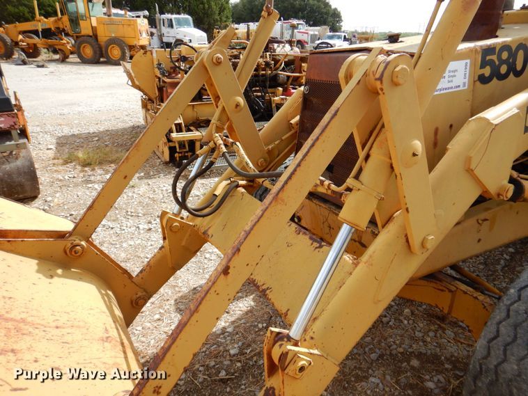 image for item DR1990 1977 Case 580C  landscape tractor