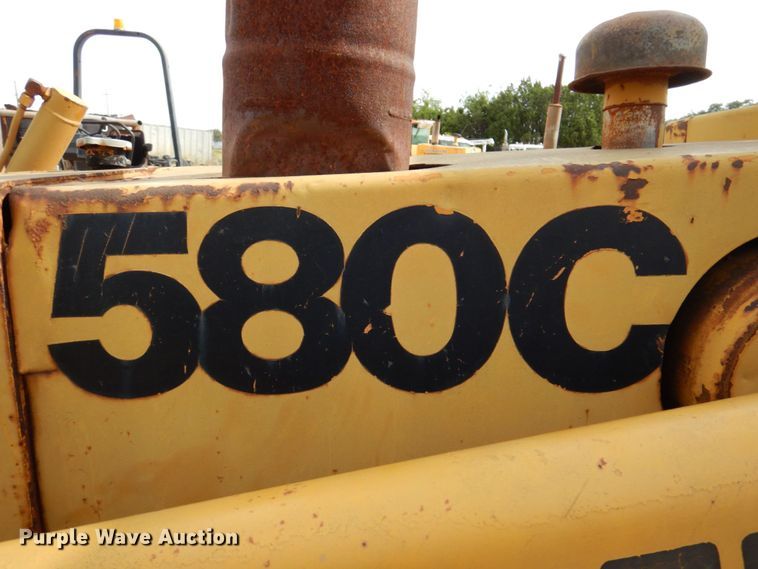 image for item DR1990 1977 Case 580C  landscape tractor