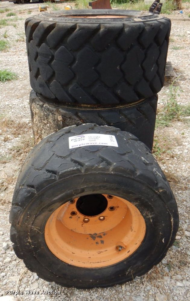 image for item DR1994 (4) Galaxy skid steer tires and wheels