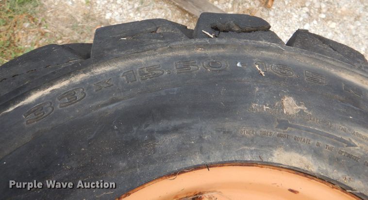 image for item DR1994 (4) Galaxy skid steer tires and wheels