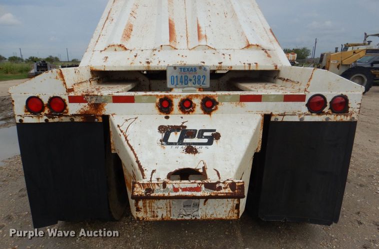 image for item DR2016 2012 CPS SBD40  bottom dump trailer