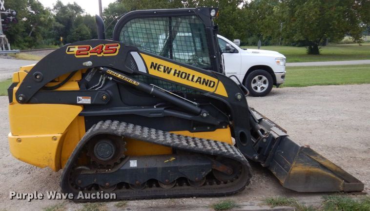 image for item DS1345 2019 New Holland C245  tracked skid steer loader