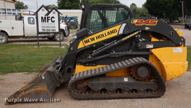 image for item DS1345 2019 New Holland C245  tracked skid steer loader