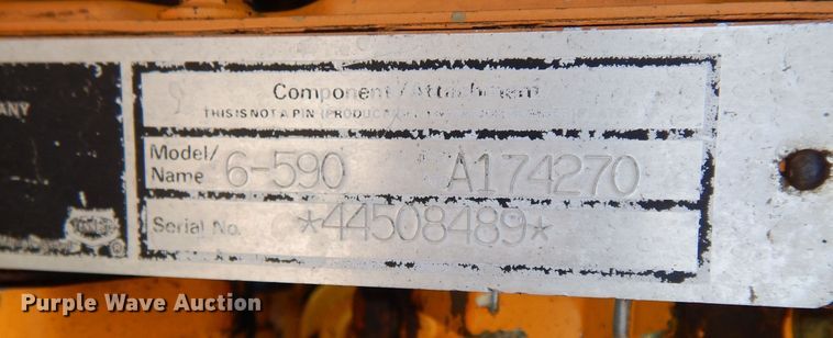 image for item DS6254 1991 Case W14C  wheel loader