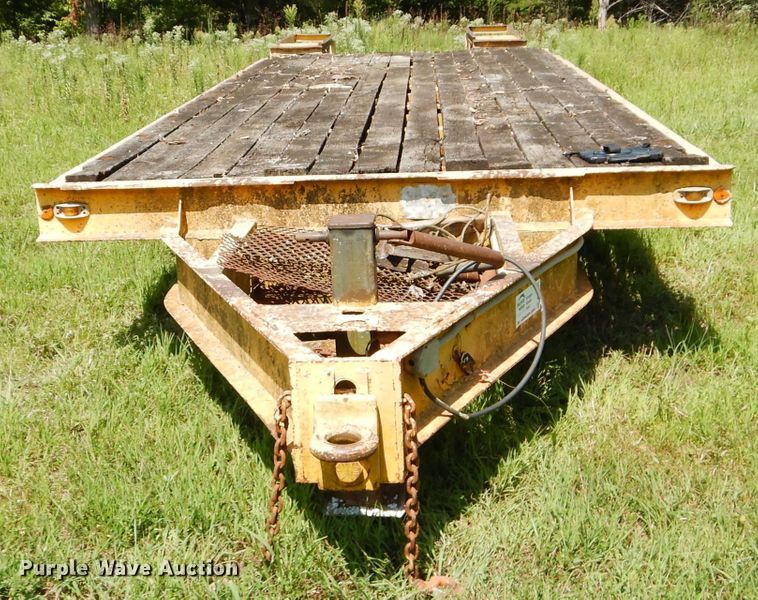 image for item DS6261 1974 Shop built  equipment trailer
