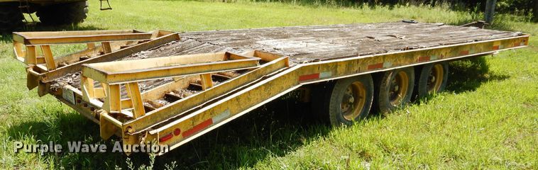 image for item DS6261 1974 Shop built  equipment trailer