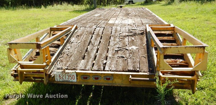 image for item DS6261 1974 Shop built  equipment trailer
