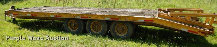 image for item DS6261 1974 Shop built  equipment trailer
