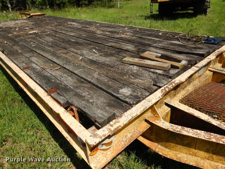 image for item DS6261 1974 Shop built  equipment trailer