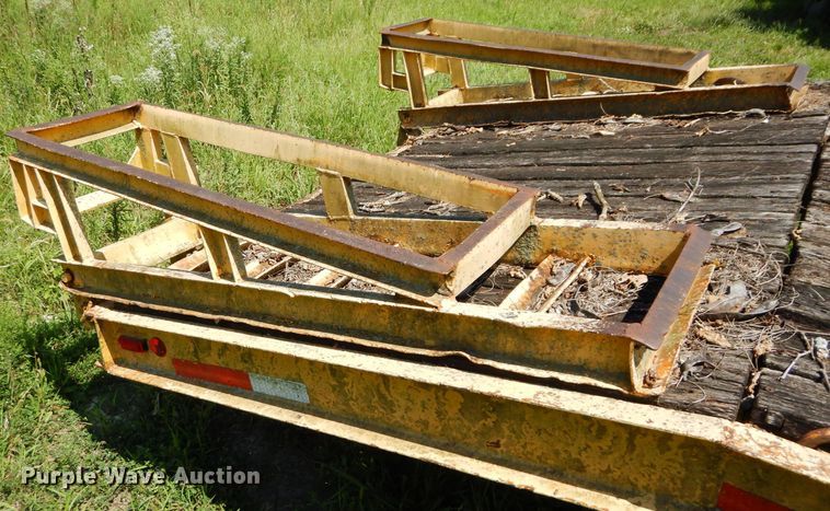 image for item DS6261 1974 Shop built  equipment trailer