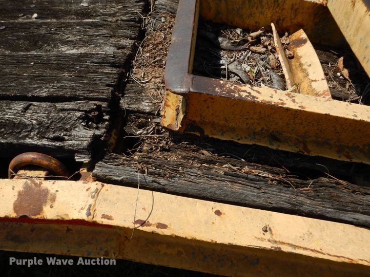 image for item DS6261 1974 Shop built  equipment trailer