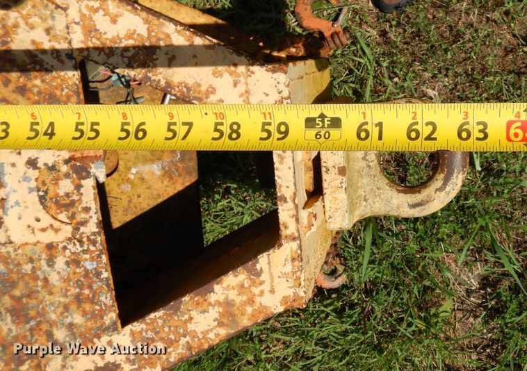 image for item DS6261 1974 Shop built  equipment trailer