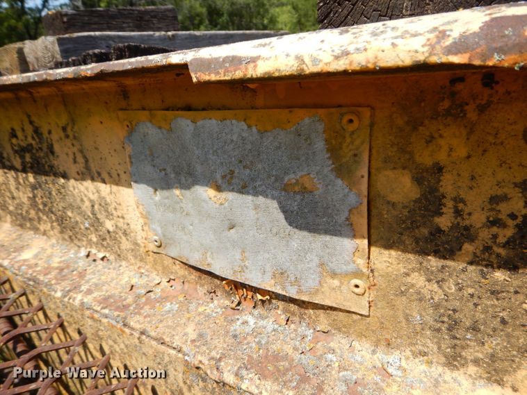 image for item DS6261 1974 Shop built  equipment trailer