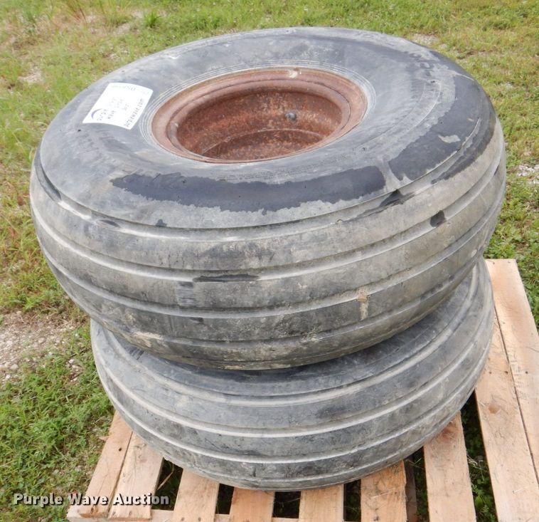 image for item DS8196 (2) American Farmer 16.5L-16.SL tires and wheels