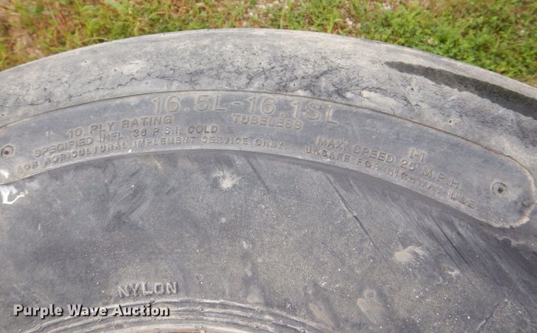 image for item DS8196 (2) American Farmer 16.5L-16.SL tires and wheels
