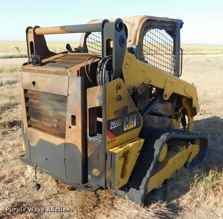image for item GP9585 2017 Caterpillar 259D  tracked skid steer loader