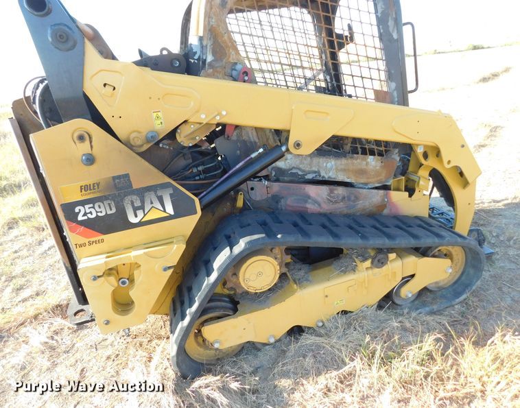 image for item GP9585 2017 Caterpillar 259D  tracked skid steer loader