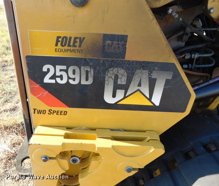 image for item GP9585 2017 Caterpillar 259D  tracked skid steer loader