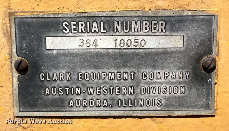 image for item IA9016 Clark 364  rigid frame motor grader