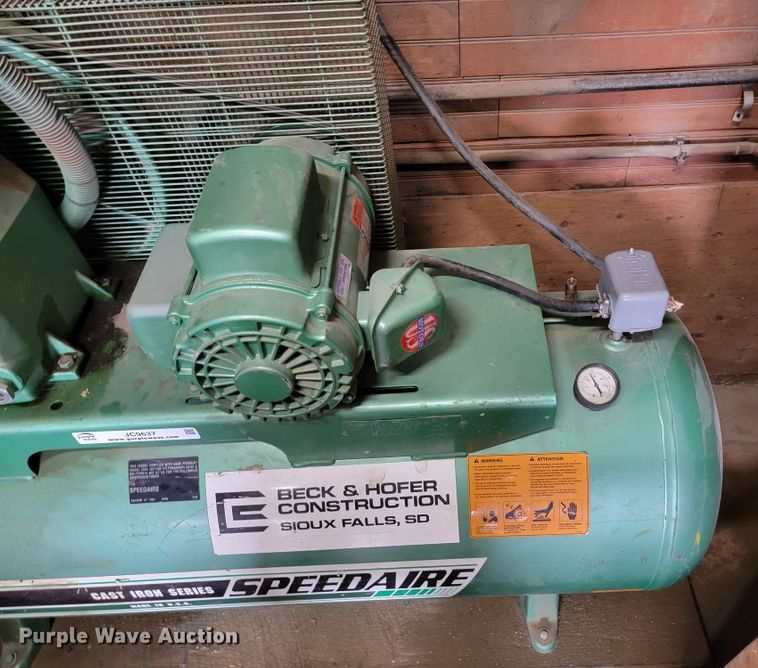 image for item JC9637 Speedaire  air compressor