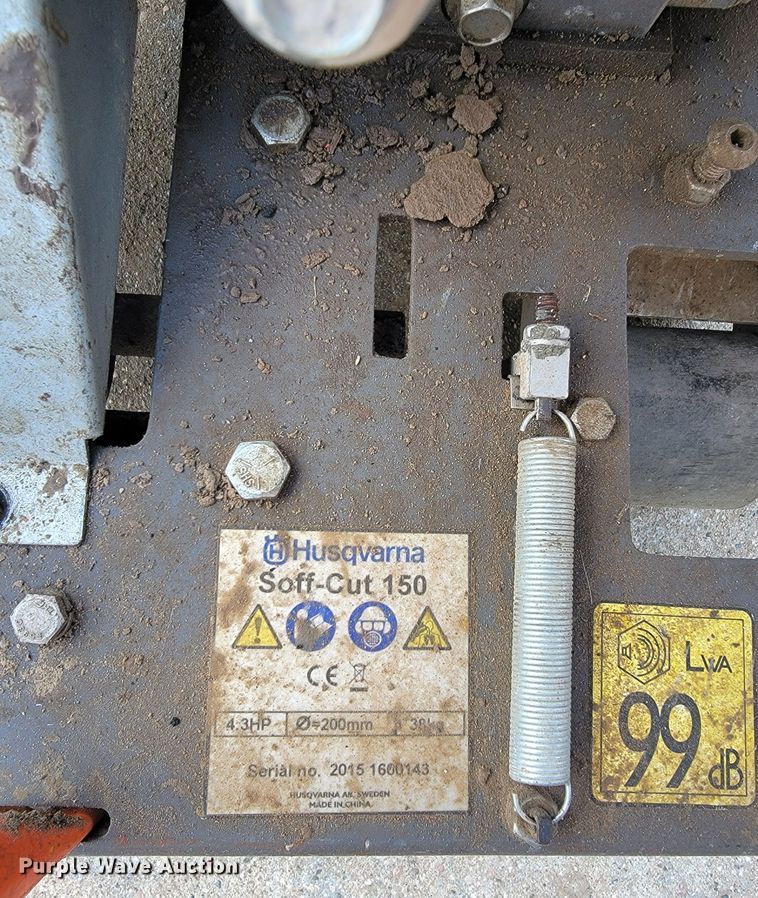 image for item JC9638 (2) Husqvarna Soft Cut 150 concrete saws