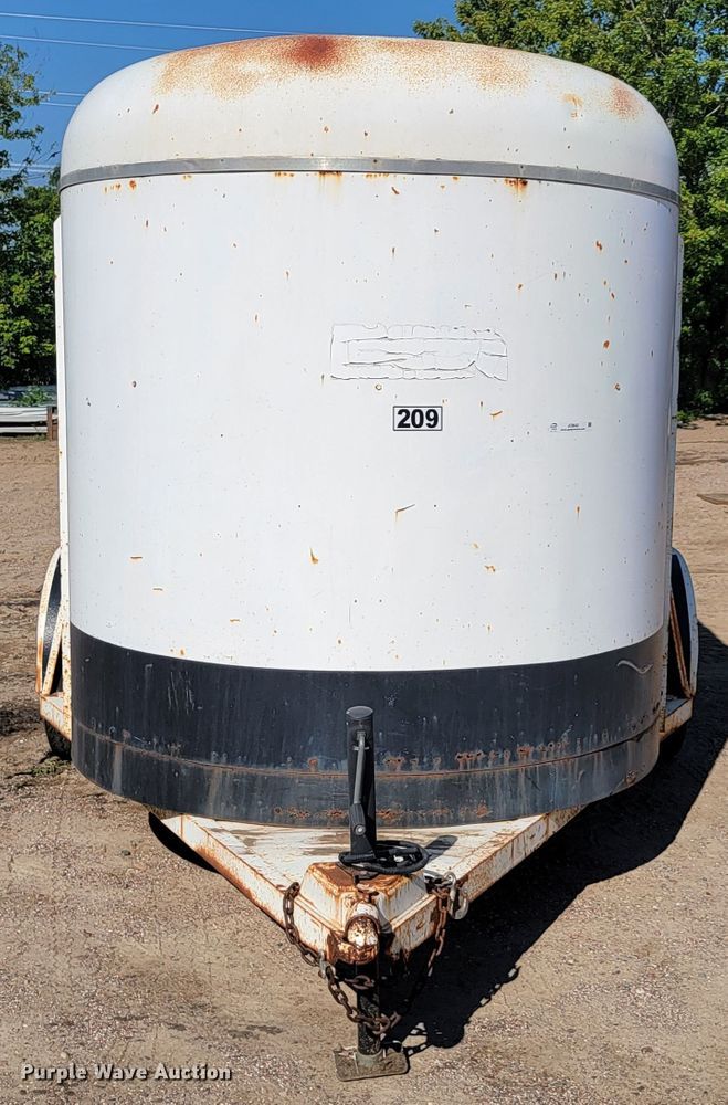 image for item JC9642 1988 Ponderosa  enclosed cargo trailer