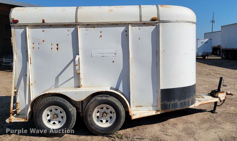 image for item JC9642 1988 Ponderosa  enclosed cargo trailer