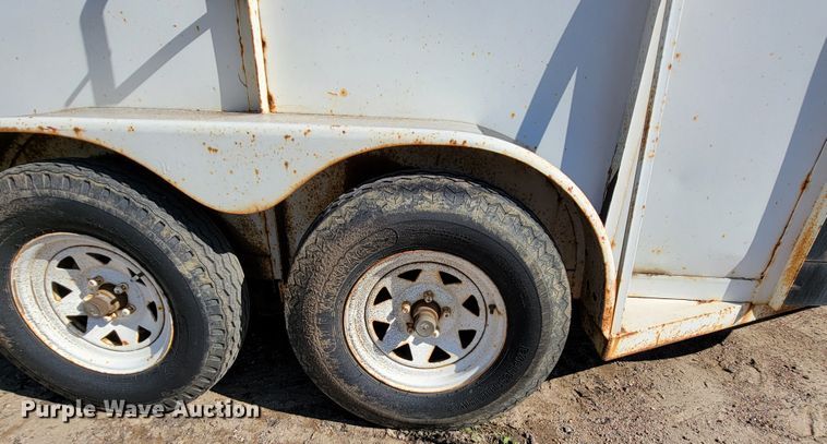 image for item JC9642 1988 Ponderosa  enclosed cargo trailer