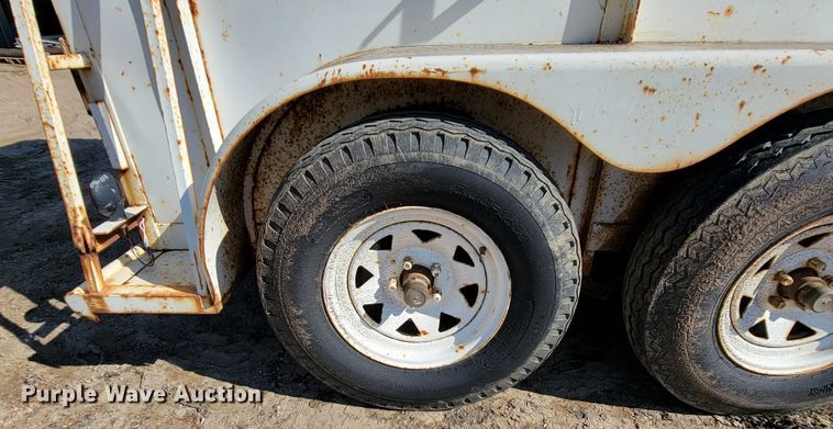 image for item JC9642 1988 Ponderosa  enclosed cargo trailer