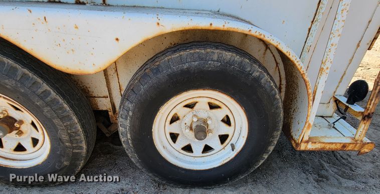 image for item JC9642 1988 Ponderosa  enclosed cargo trailer