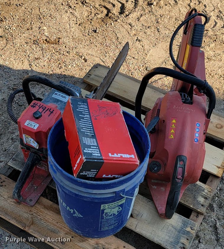 image for item JC9651 (2) concrete saws