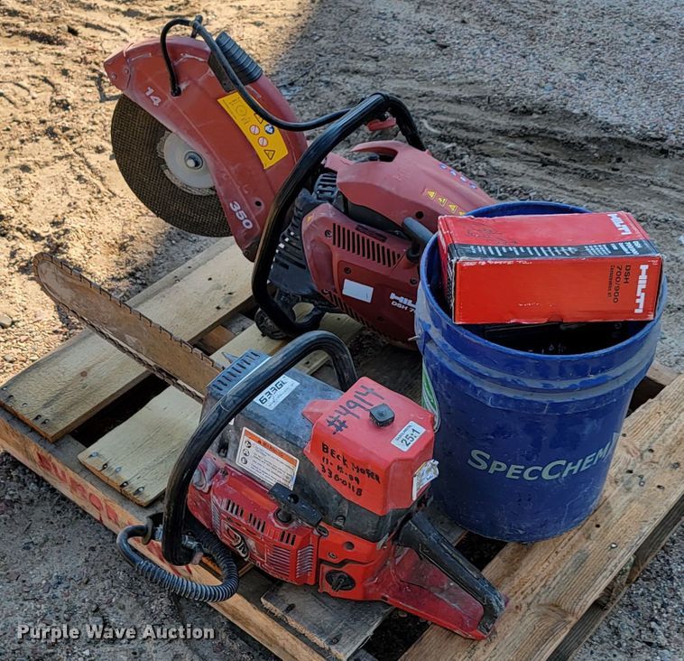 image for item JC9651 (2) concrete saws