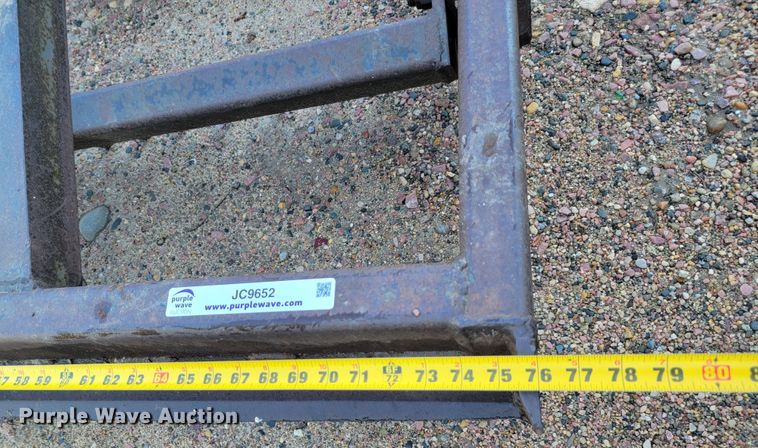 image for item JC9652 Shop built  skid steer land leveler