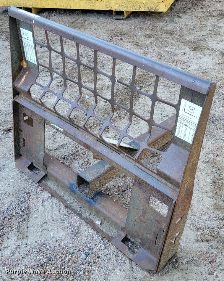 image for item JC9653 Shop built  skid steer ball hitch adapter