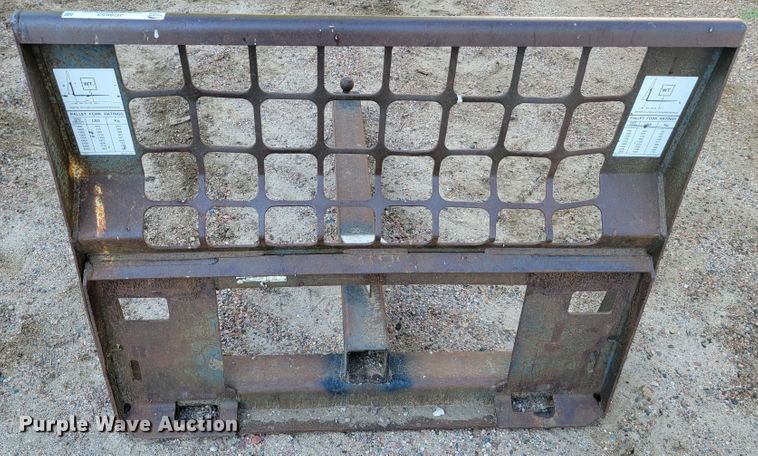 image for item JC9653 Shop built  skid steer ball hitch adapter