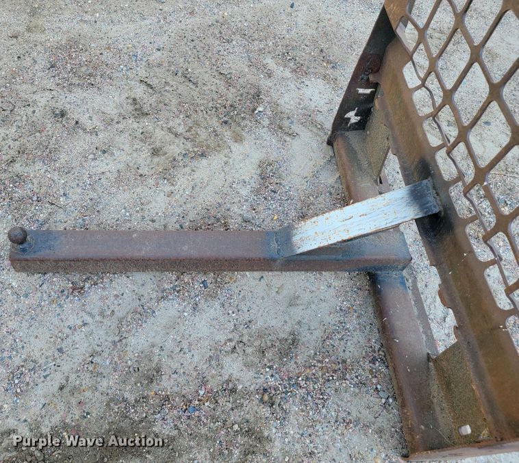 image for item JC9653 Shop built  skid steer ball hitch adapter