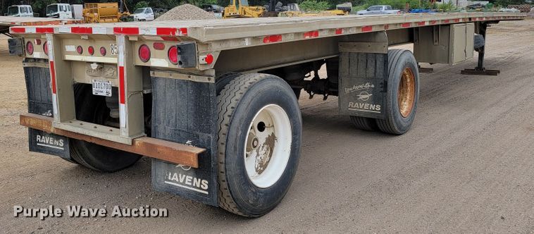 image for item JC9663 1985 Ravens  flatbed trailer