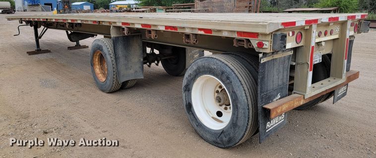 image for item JC9663 1985 Ravens  flatbed trailer