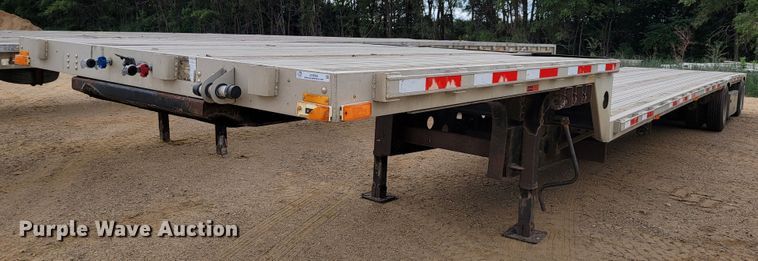 image for item JC9665 2001 Transcraft D-Eagle W2  drop deck equipment trailer