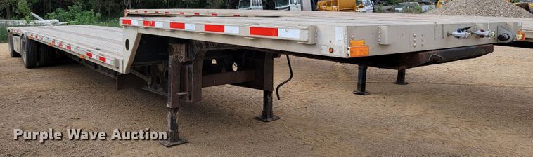 image for item JC9665 2001 Transcraft D-Eagle W2  drop deck equipment trailer