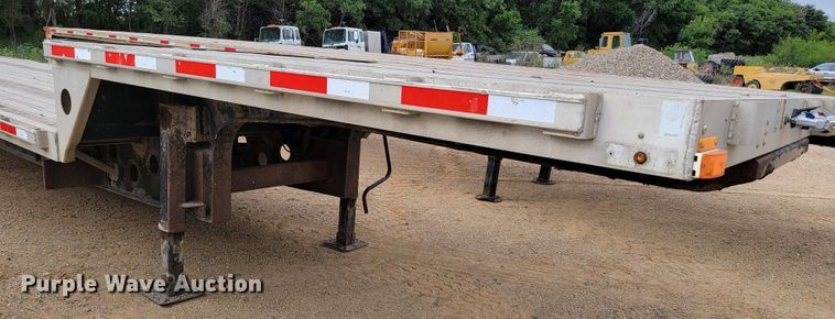 image for item JC9665 2001 Transcraft D-Eagle W2  drop deck equipment trailer